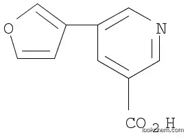 Molecular Structure of 1160106-84-2 (5-(furan-3-yl)pyridine-3-carboxylic acid)